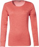 Vaude Womens Essential Long-sleeve T-shirt Rot | Größe 40 | Damen Langarm-Shir