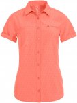 Vaude Womens Rosemoor Shirt Orange | Größe 36 | Damen T-Shirt