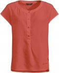 Vaude Womens Zaneta Shirt Rot | Größe 40 | Damen Kurzarm-Shirt