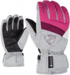 Ziener Junior Leif Gtx® Glove Grau / Pink | Größe 3 | Kinder Accessoires