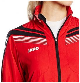 JAKO Damen Präsentationsjacke Pro - Sportjacke - schwarz rot - 42 XL