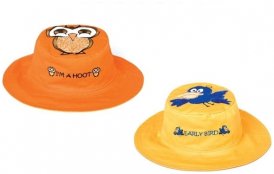 Luvali Kinder Hut UV Wende Sonnenhut Eule-Vogel - 6Mon-2Jahre