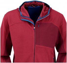 Maul - Falzeben II 2018- Herren Strukturfleecejacke - rot-M