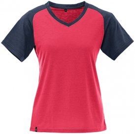 Maul - Falzköpl - Damen T-Shirt - rosa/navy-38/M