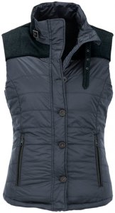 Maul - Pusterwald - Damen Megaloftweste - grau metallic-38/M