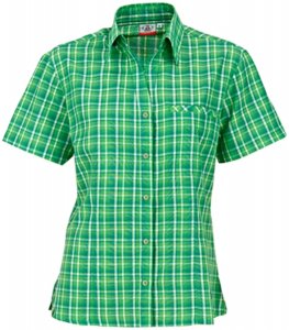 Maul - Sandnes - Damen Outdoor Bluse - grün/blau-42/XL