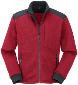 Maul - Scheffau 3 - Herren Strickfleecejacke - rot-M
