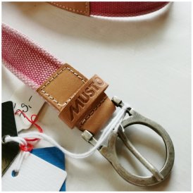 Musto - CALAROSSA BELT Segelgürtel Outdoorgürtel - Leder - pink...