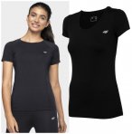4F - Damen Fitness T-Shirt - schwarz 34/XS