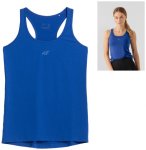 4F - Damen Fitness Tank Top Sportshirt, blau 40/L