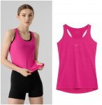 4F - Damen Fitness Tank Top Sportshirt, pink