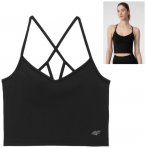 4F - Damen Sport Yoga Fitness Tank Top, schwarz 36/S
