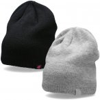 4F Damen Wintermütze Strickmütze Doppellagig