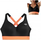 4F - Fitness Sport BH- Lauf BH, mit hohem Halt, schwarz