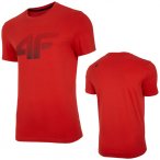 4F - Herren Basic Sport T-Shirt - rot S