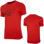 4F - Herren Basic Sport T-Shirt - rot