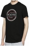 4F - Herren T-Shirt Baumwolle - schwarz S
