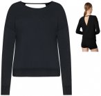 4F - leichtes Damen YOGA Sweatshirt Top Longshirt, schwarz 38/M