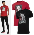 4F Sport - Herren T-Shirt aus Baumwolle M rot