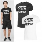 4F - Vibe - Herren T-Shirt Baumwolle M schwarz