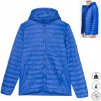 4F Warm - gesteppte Herren Jacke Hybridjacke synt. Daune, blau
