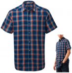 Craghoppers - Herren kurzarm Hemd im Karodesign Rafie Shirt, rot navy XL