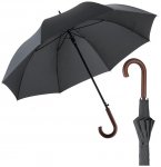 EuroSCHIRM - Göbel - City Regenschirm, Stockschirm mit Automatik - schwarz 