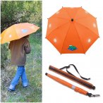 EuroSCHIRM - Göbel - Kinder Regenschirm, Trekkingschirm - Swing liteflex orange