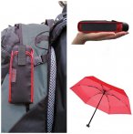 EuroSCHIRM - Göbel - Minischirm Regenschirm Trekkingschirm - DAINTY, rot 