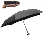 EuroSCHIRM - Göbel - Minischirm Regenschirm Trekkingschirm - DAINTY, schwarz 