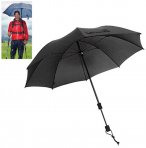 EuroSCHIRM - Göbel - Regenschirm Trekkingschirm - Swing handsfree, schwarz 