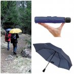 EuroSCHIRM - Göbel - Regenschirm Wanderschirm - light trek automatik, marine 