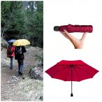 EuroSCHIRM - Göbel - Regenschirm Wanderschirm - light trek automatik, rot 