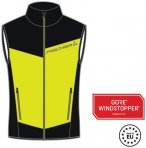 Fischer - GORE Windstopper Vest Light Herren Weste Sportweste, gelb schwarz S