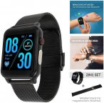 HEYRO Wearable Fitnessuhr FIT 21, Bluetooth Smartwatch Pulsmesser