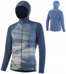 Löffler - Damen Hooded Hybridjacket Speed PL Active Outdoorjacke, blau 36/S