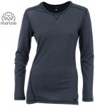 Maul - Merano 2020 Damen Merino Longshirt Funktionsshirt - navy grau 34/XS