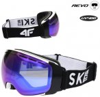 REVO - Damen Skibrille Snowboardbrille - grau schwarz 