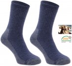 Silverpoint - ALPACA MERINO 3000 HIKER - Outdoorsocken Allround, blau