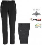 Silverpoint - Herren 4Wege-Stretch Trekkinghose Drytex - schwarz XS
