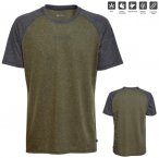 SKRATTA - Mix Hanf T-Shirt BENTE Herren T-Shirt, dunkelgrün S