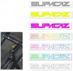 SUPACAZ - Star Decal Aufkleber Sticker Decalz - Fade Premium die-cut neonrosa
