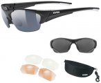 UVEX - Sport- Sonnenbrille blaze III Sportbrille mit Wechselgläsern 