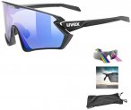 UVEX - Sport- Sonnenbrille Sportstyle 231 2.0 P black matt blue 