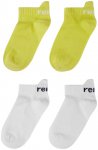 Reima Vipellys Socken Kinder gelb/weiß EU 22 2021 Freizeitsocken, Gr. EU 22