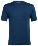 Icebreaker Nature Dye Drayden T-Shirt (Größe S, blau) | T-Shirts Merino > Herr