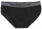 Icebreaker Mens Anatomica Briefs Black/Monsoon (XL
