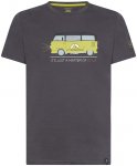 La Sportiva Van T-Shirt M  Carbon/Kiwi (Auslaufwar