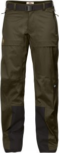 Fjällräven Keb Eco-Shell Trousers W-Dark Olive-XL - dark olive - Gr. XL