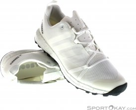adidas Terrex Agravic Herren Traillaufschuhe-Weiss-11